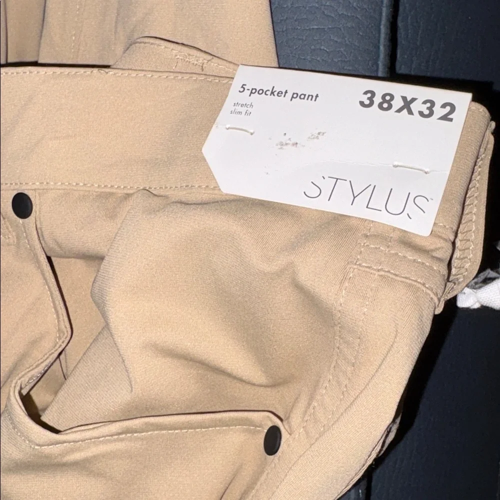 Stylus 5 Pocket Pant Mens Slim Fit Flat Front Pant